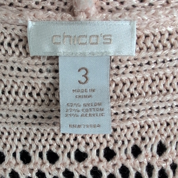 Chico's Open Front Cardigan. - Picture 5 of 5